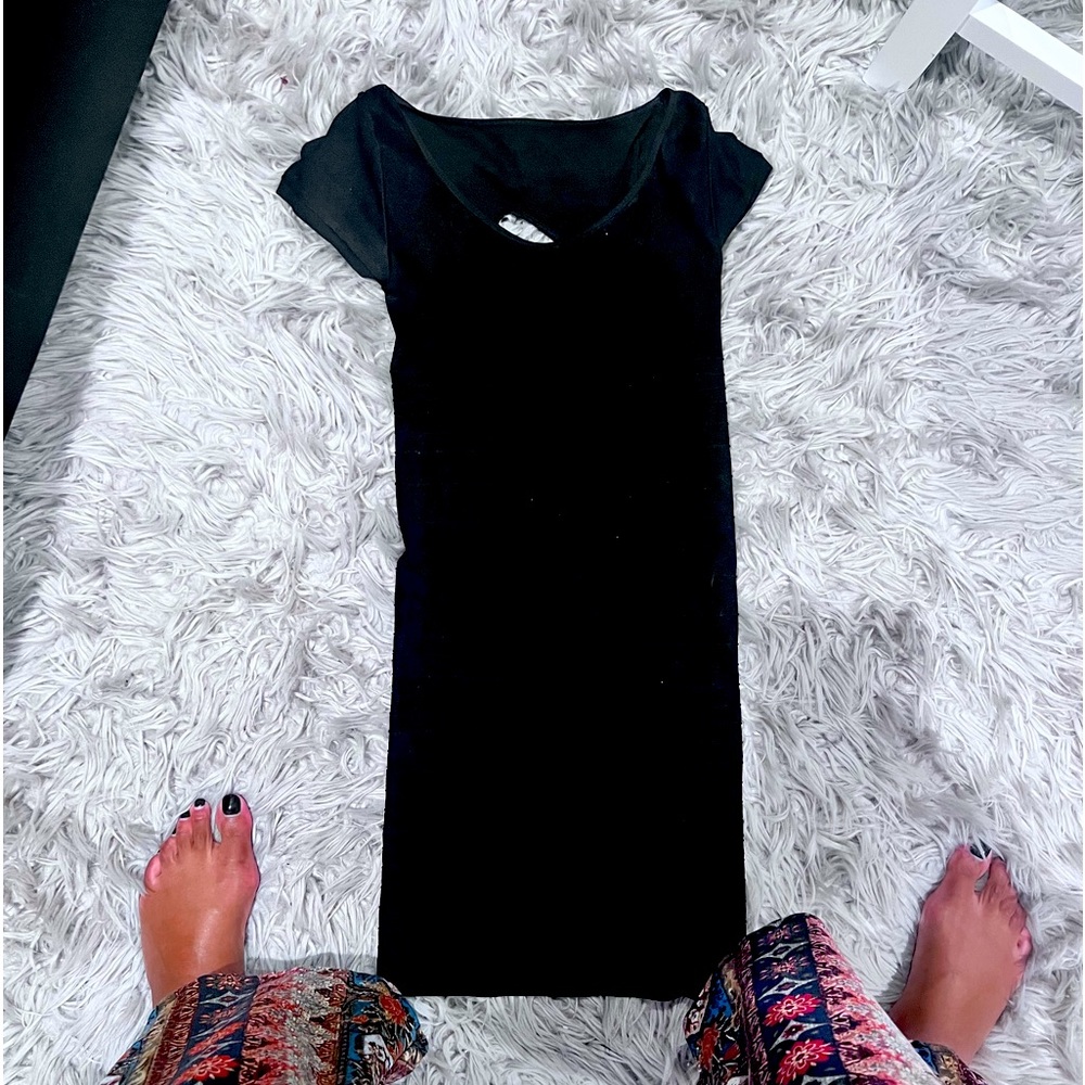 Black long top or dress